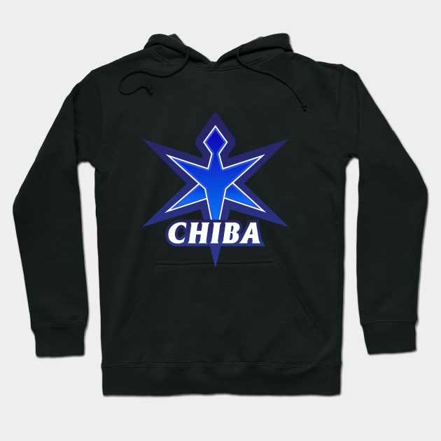 Chiba Prefecture Japanese Symbol Hoodie by PsychicCat